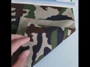 Camouflage pattern 8020 cotton polyester twill fabric for military uniform