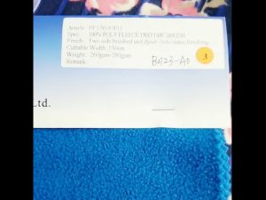 china factory 100% polyester fleece anti static winter jacket fabric